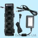 EDC-208+EDC-162R 使用数回程度の新古品 アルインコ製5連充電スタンド+ACアダプター