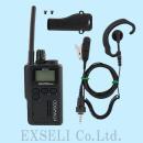 UBZ-M31 中古整備品×1台 + 使用数回程度の中古整備品耳かけ式イヤホンマイクEX-M100付 JVCケンウッド製 特定小電力トランシーバー