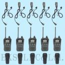 IC-4110D 使用数回程度の中古整備品/新品ハンディ用イヤホンマイク 各5台 アイコム製 特定小電力トランシーバー
