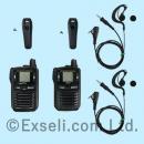 SR45 中古整備品 ×2台セット+新品イヤホンマイクセット 八重洲無線製 特定小電力トランシーバー