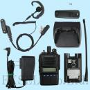 VX-D291U 中古整備品+新品イヤホンマイク、中古バッテリー、充電器付き スタンダード製 デジタル簡易無線登録局(5W)