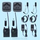 VLM-850A 中古整備品×2台セット +メーカー純正アクセサリー付 スタンダード製 特定小電力トランシーバー