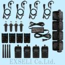 TCP-D551 中古整備品 ×4台セット+中古イヤホンマイク(新品イヤーパッドスポンジ)付 JVCケンウッド製 デジタル簡易無線登録局