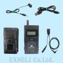 通信距離50m BRIDGECOM X5 (BM-X5) 中古整備品(通信距離が短い) +切替付ピン型マイク、小型高遮音性イヤホン付き ベアー製 多人数同時通話型無線システム