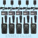 IC-DPR4 LITE 中古整備品 ×5台セット + 新品のリチウムイオン充電池 BP-304付 アイコム製 デジタル簡易無線登録局(出力2W)