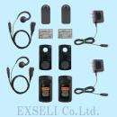 CL1K 中古整備品 ×2台セット +新品ベルトクリップPMLN5231AR、新品イヤホンマイクEX-CL08付き モトローラ製 特定小電力トランシーバー