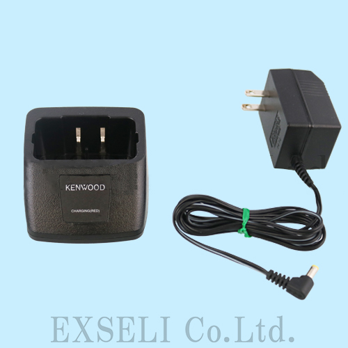 UBC-4 中古整備品 JVCケンウッド(JVC KENWOOD)製 シングル充電器(専用ACアダプタ付属)