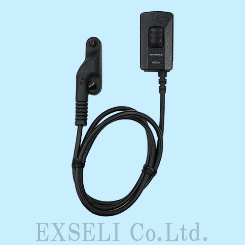 MIC10VD 中古整備品 第一電波工業製 ハンディ用強靭型PTTスイッチ&高感度マイクロホン