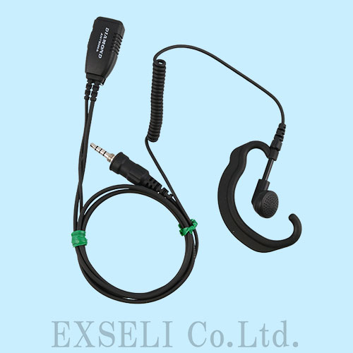 DEE40S 中古整備品 第一電波工業製のハンディ用耳掛けタイプイヤホンマイク