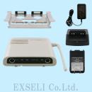 EXR100A 中古整備品 (別売りのバッテリSBR-34LI、バッテリ取付け用ブラケットSMB-206、急速充電器SAD-3425B付き) YAESU製 特定小電力トランシーバー用中継器