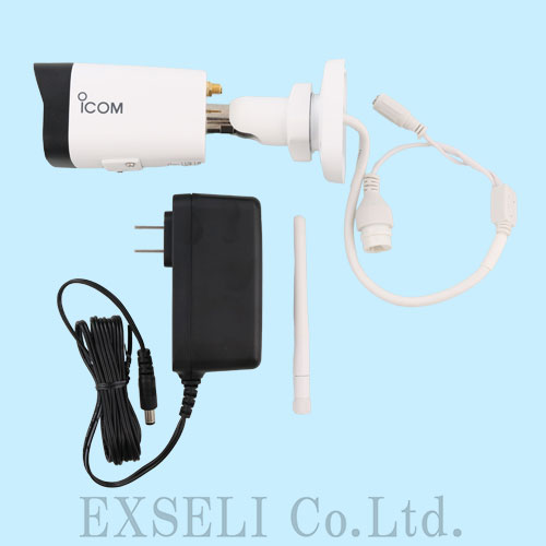 VE-CAM10 未使用新古品(箱付き)×1台 アイコム(ICOM)製の赤外線暗視機能付きIPカメラ