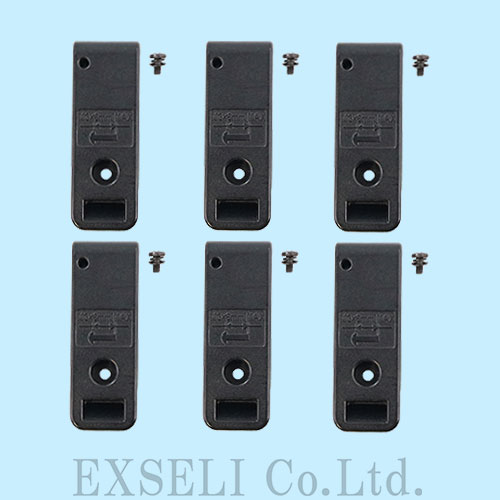 EBC-28(止めネジ付き) 中古整備品 ×6個セット アルインコ製 ベルトクリップ